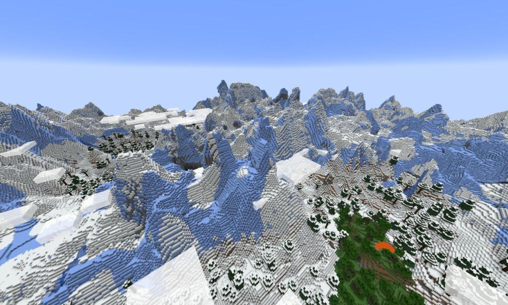 Snowy Mountains Minecraft