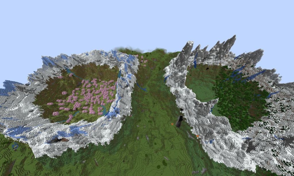 Twin Valleys best Minecraft seed