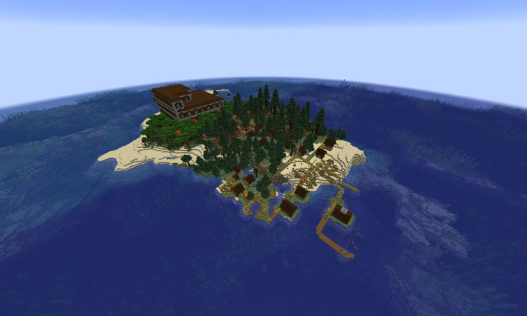 Isolated Island Minecraft