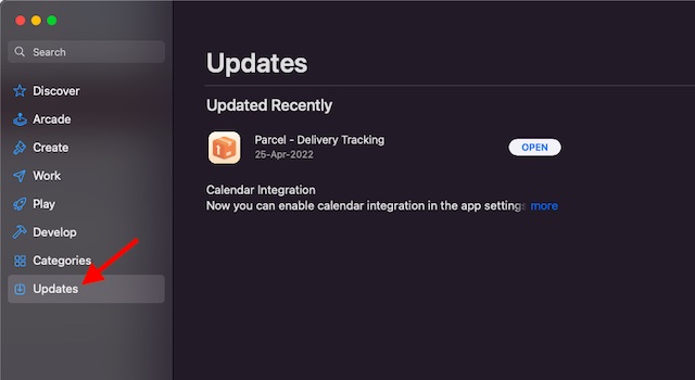 Update apps on Mac