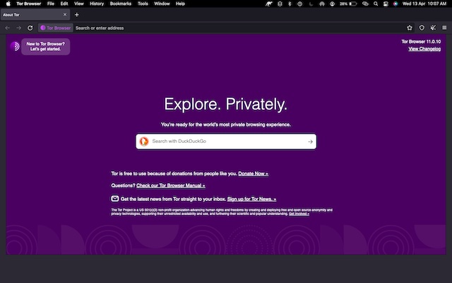 Utilizzo del browser Tor per sbloccare un sito 