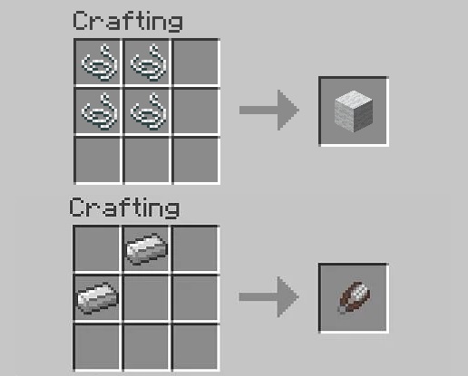 White Wool and Shear Crafting Recipe