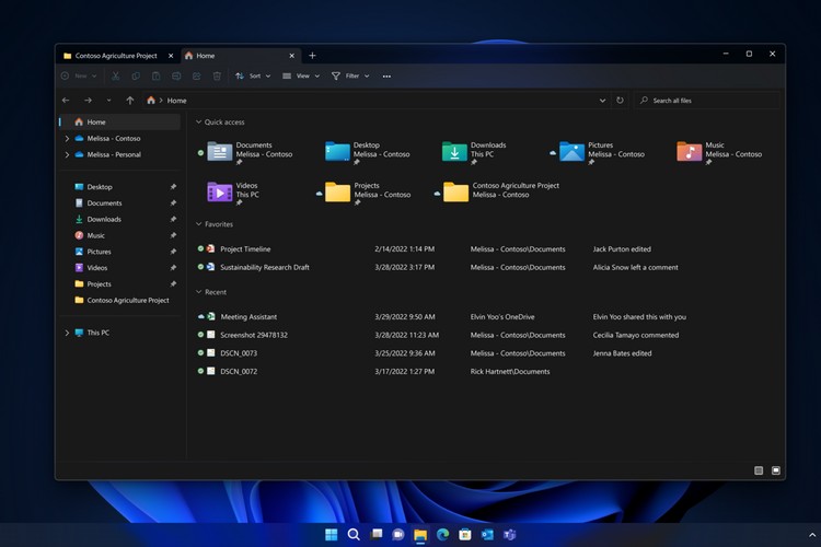 Windows 11 tab file explorer and more announced