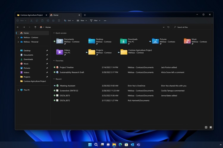 Windows 11 tab file explorer and more announced