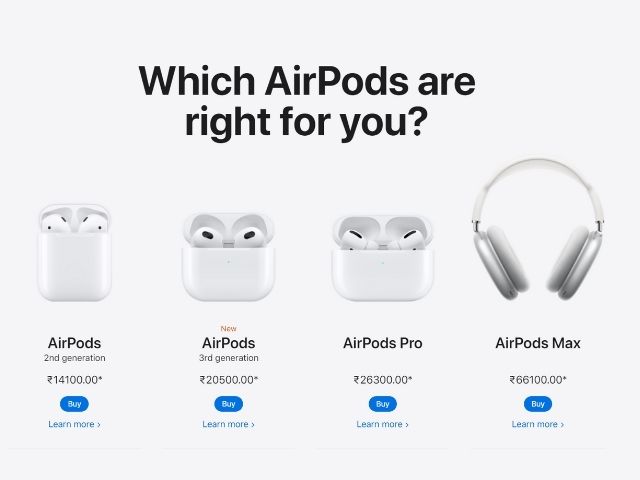 airpods price hike in India