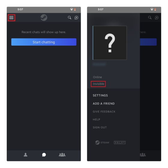 Anyone know what this does on steam android mobile app? : r/Steam