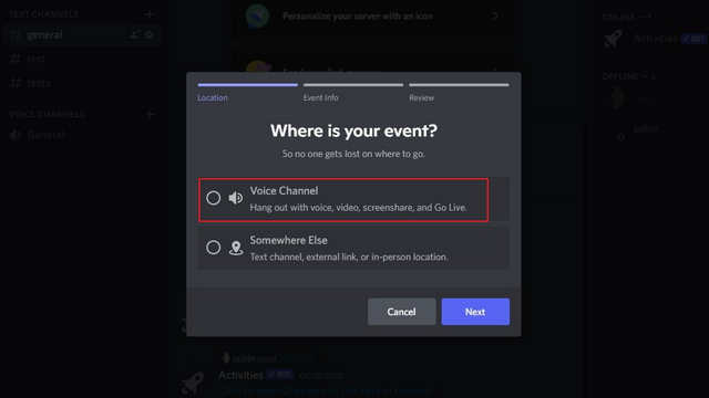 How to Create and Join Events on Discord - TechWiser