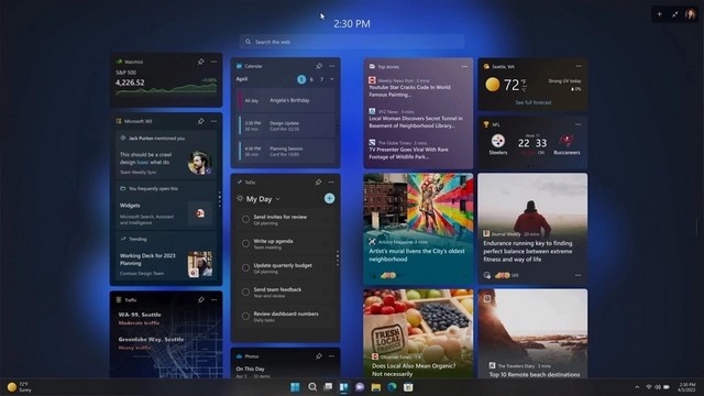 Microsoft to Add a Full-Screen Widgets Page, a New Sidebar for File Explorer in Windows 11