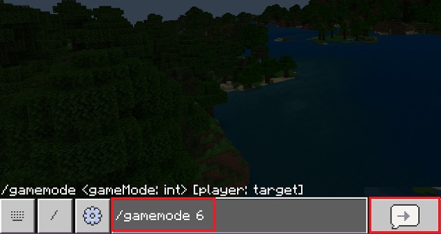 Gamemode 6 command for spectator mode in Bedrock Minecraft