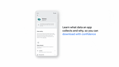 google play store data safety section introduced