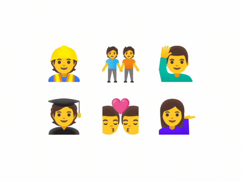 O novo Noto Emoji do Google traz de volta a nostalgia de "blobs" 1 blobs de emoji do google noto introduzidos