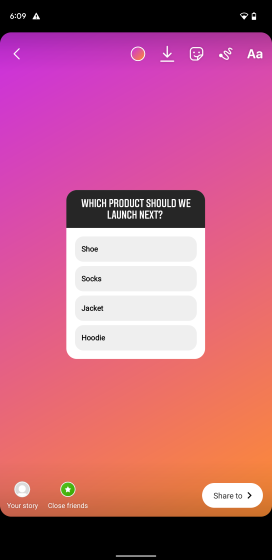 market research ig poll - Create Instagram Polls