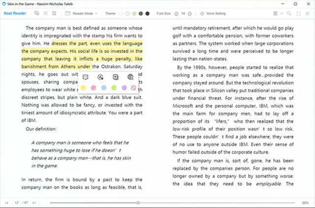 neat epub reader for windows