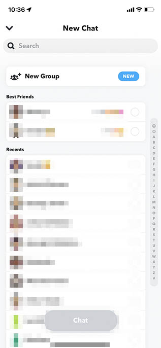 new chat snapchat check if someone has blocked you