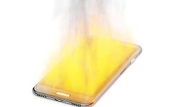phone catch fire mid air