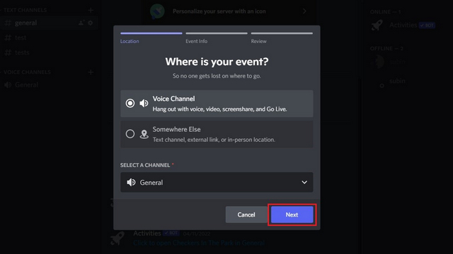 Create an Event in Discord – SIMGOLF.CLUB Blog