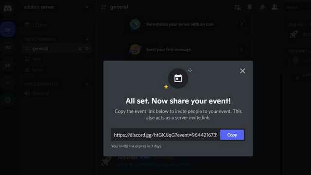 Create an Event in Discord – SIMGOLF.CLUB Blog