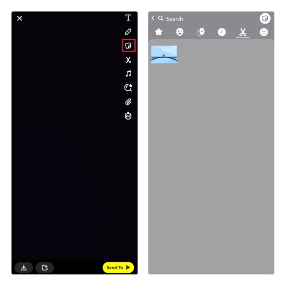 Como criar e usar adesivos personalizados no Snapchat (2022) 2 usando adesivos personalizados no snapchat