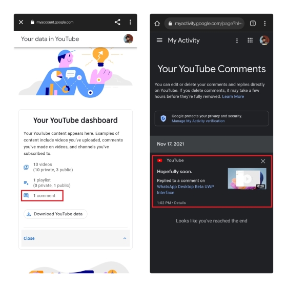 How to Check Your YouTube Comment History in 2022 Guide Beebom