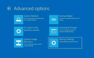 how to go to bios in windows 11, image showing advanced startup options in windows 11