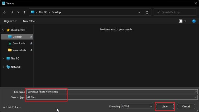 1. Enable Windows Photo Viewer in Windows 11