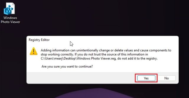 1. Enable Windows Photo Viewer in Windows 11