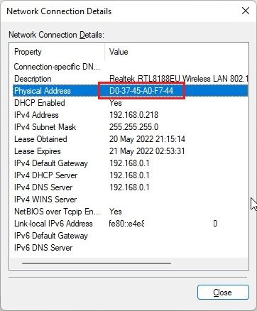 How to Find Your MAC Address in Windows 11 (5 Methods) | Beebom