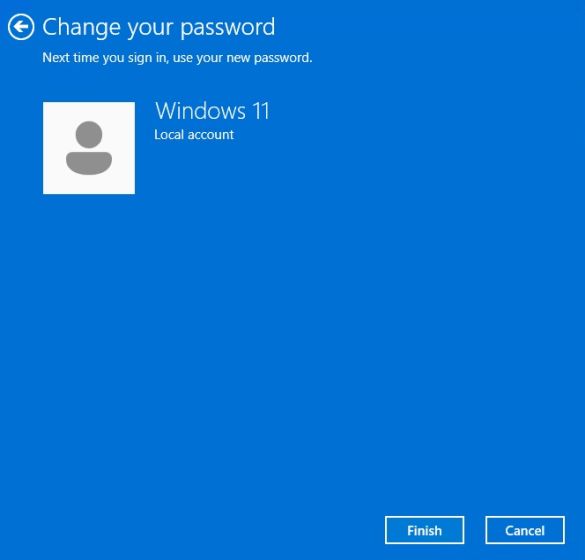 Change Your Password in Windows 11 (2022)