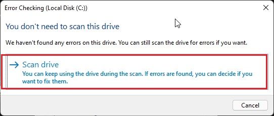 repairing disk errors this might take an hour' loop on windows 10