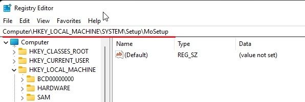 3. Bypass TPM and CPU Checks to Install Windows 11 Update