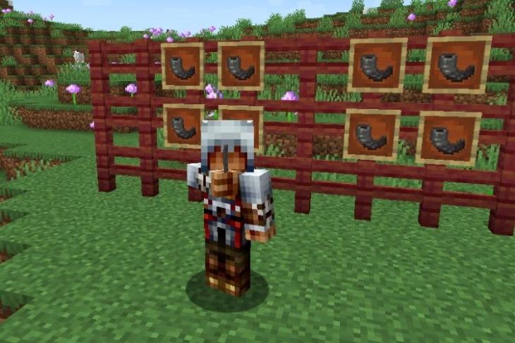 All Types of Goat Horns in Minecraft