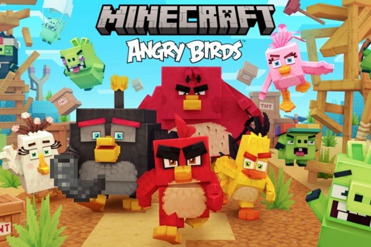 You Can Now Play Angry Birds in Minecraft; Get the Angry Birds x