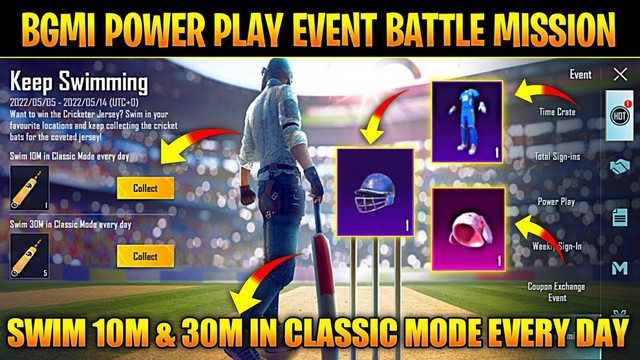 Anunciado o Evento BGMI Power Play; Veja como obter a camisa de críquete grátis no BGMI! 1 Evento BGMI Power Play anunciado