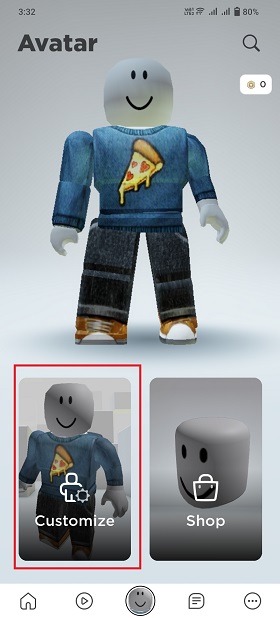 Customize Avatar Roblox Android