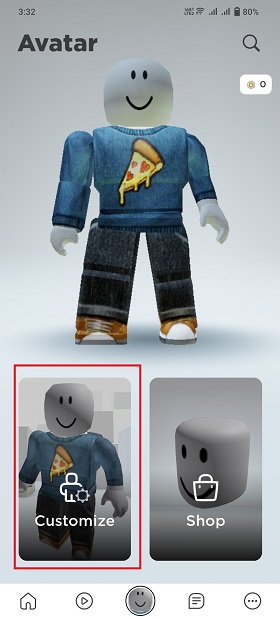 create printable custom portrait of your roblox avatar