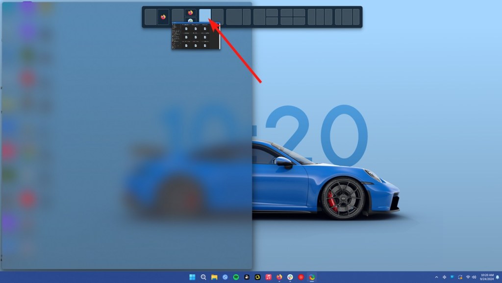 Enter split screen on windows