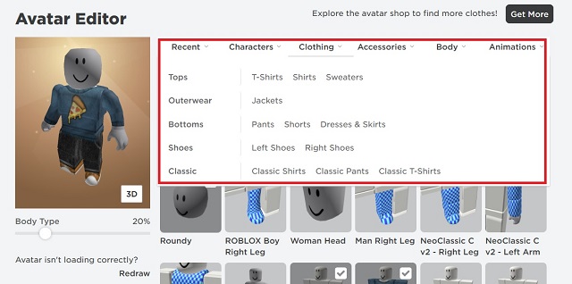 New avatar editor is out! : r/roblox