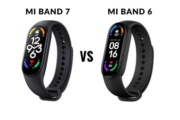 difference between mi band 6 and 7