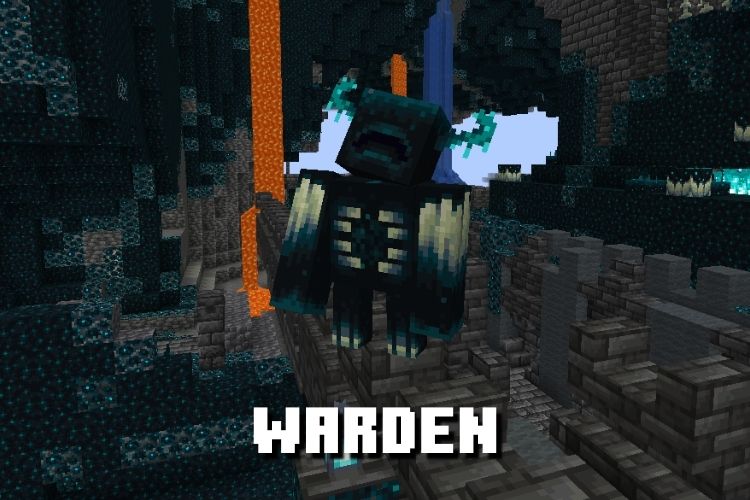 Minecraft Warden Figure [Light & Sound]