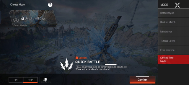 Quick battle apex legends