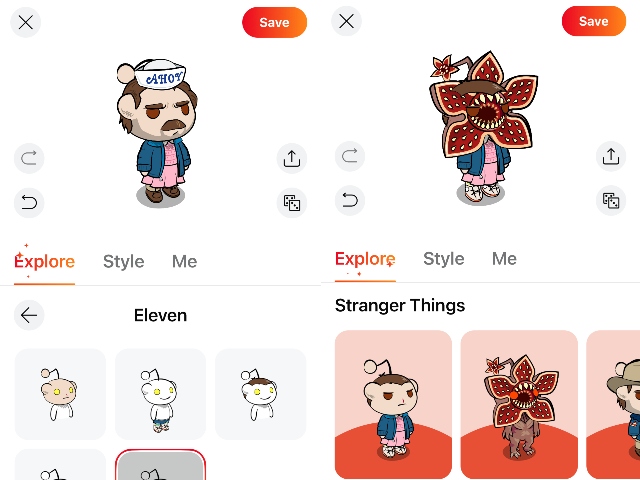 New Stranger Things-Themed Profile Avatars on Reddit introduced