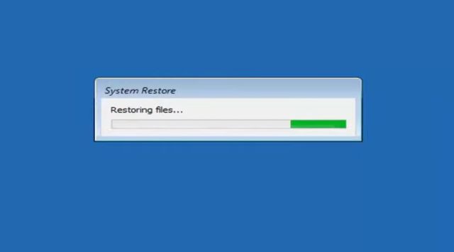 8. System Restore