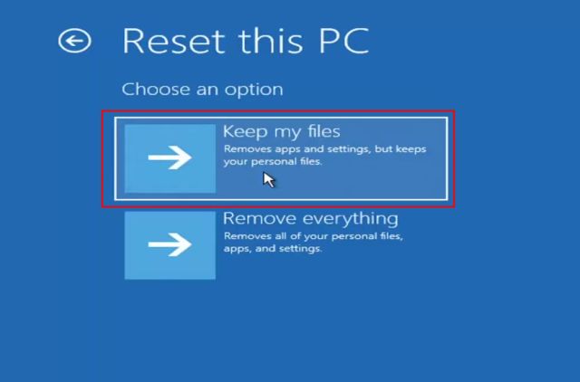 9. Reset the PC