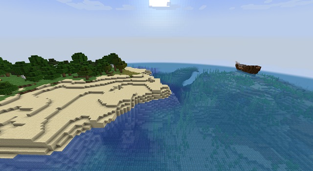 Survival Island Near Shipwreck
