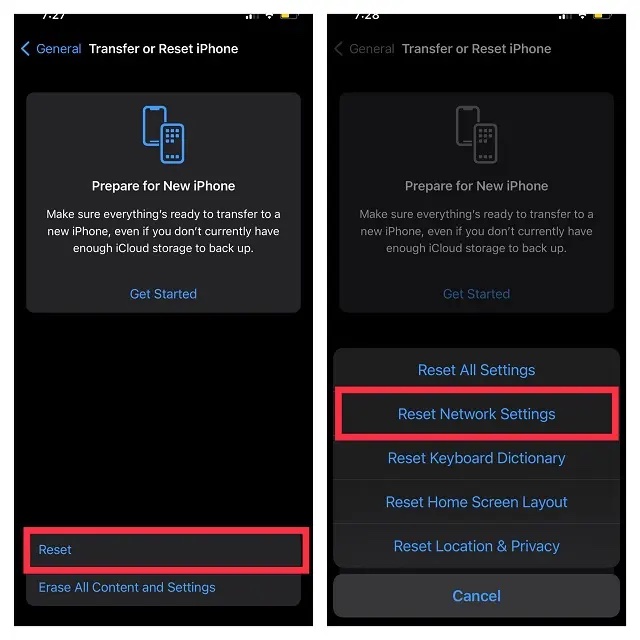 Reset Network Settings on iPhone and iPad