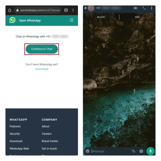 How to Send WhatsApp Messages Without Adding Contact Beebom