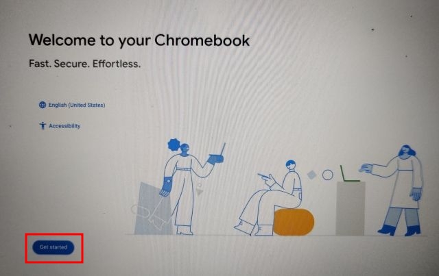 fazer downgrade do chromebook