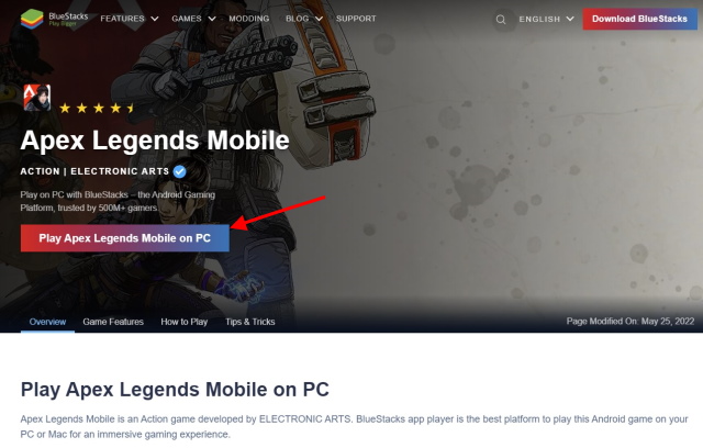 apex legends mobile bluestacks download