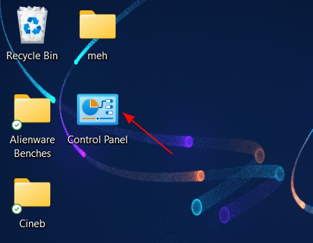 Control Panel Shortcut On Windows 11 Desktop