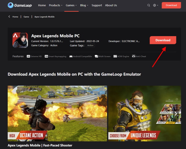 download apex mobile on PC